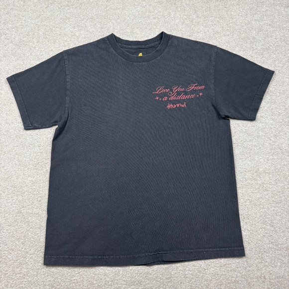 4Hunnid Shirt Mens Medium M Black Red Short Sleeve Crew Neck Streetwear … - Picture 6 of 8